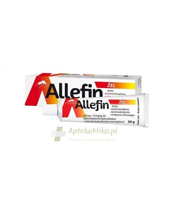 Allefin żel (20 mg + 10 mg)/g - 30 g