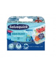 Plastry Salvequick Aqua Block Kids - 12 plastrów - zoom