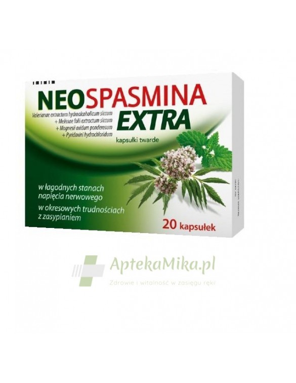 Neospasmina Extra (Extra Spasmina) - 20 kapsułek
