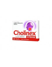Cholinex Intense smak jeżynowy - 20 tabletek do ssania