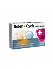 Selen+Cynk - 30 tabletek - miniaturka zdjęcia produktu