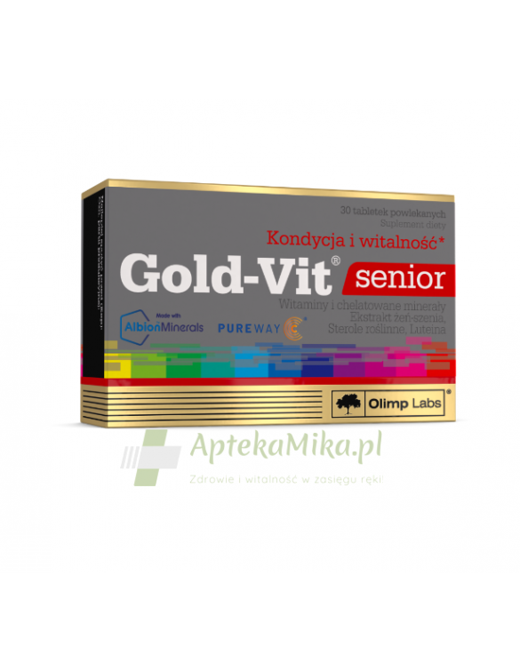OLIMP Gold-Vit senior - 30 tabletek powlekanych