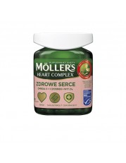 Mollers Serce z kwasem Omega 3 - 60 kapsułek - Tran na wsparcie pracy serca - tabletki z tranem bogatym w kwasy ALA i Omega-3