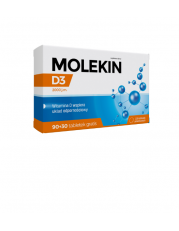 Molekin D3 2 000 j.m. - 120 tabletek (90+30) - miniaturka zdjęcia produktu