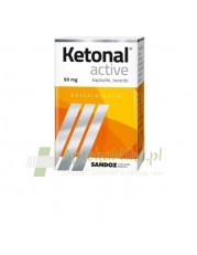Ketonal Active 50 mg - 30 kapsułek - zoom