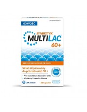 Multilac 60+ Synbiotyk - 20 kapsułek - miniaturka zdjęcia produktu
