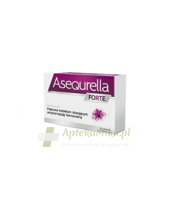 Asequrella FORTE - 20 tabletek