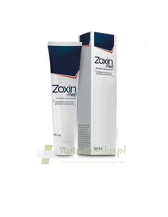 Zoxin-med szampon leczniczy 0,02 g/ml - 60 ml (butelka)