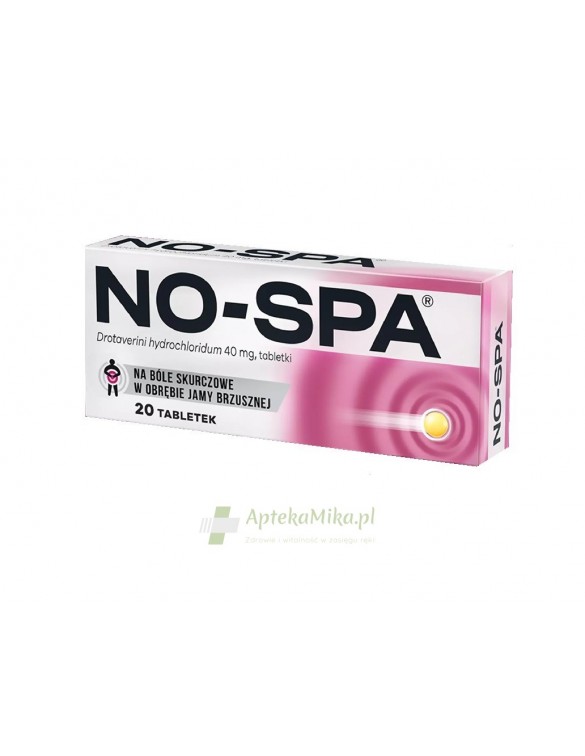 No-Spa 40 mg - 40 tabletek