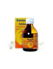 Syrop Sanosvit Calcium 0,114 g Ca2+/5ml o smaku bananowym - 150 ml - zoom