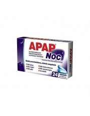 Apap Noc 500mg+25mg - 24 tabletki powlekane