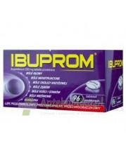 Ibuprom 200mg - 96 tabletek powlekanych (butelka) - zoom