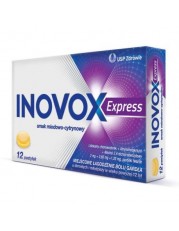 Inovox Express smak miodowo-cytrynowy - 12 pastylek twardych