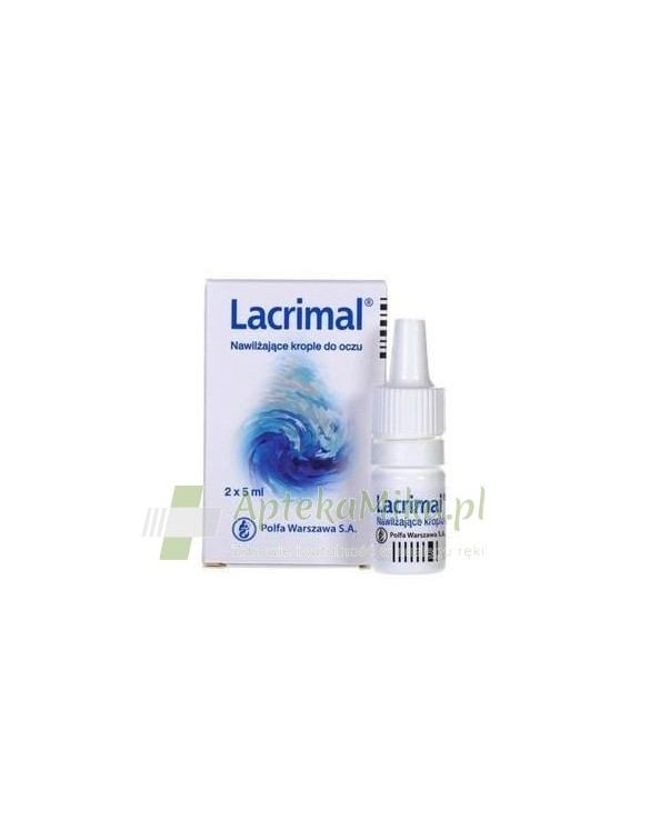 Lacrimal nawilżające krople do oczu - 10 ml (2 x 5ml)
