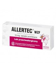 Allertec WZF 10 mg - 7 tabletek powlekanych - miniaturka zdjęcia produktu