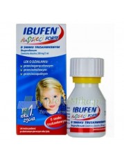 Ibufen dla dzieci Forte zawiesina doustna o smaku truskawkowym 0,2 g/5ml - 100 ml - zoom