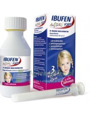 Ibufen dla dzieci FORTE zawiesina doustna o smaku malinowym 0,2 g/5ml - 40 ml - zoom