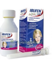 Ibufen dla dzieci FORTE zawiesina doustna o smaku malinowym 0,2 g/5ml - 100 ml - zoom