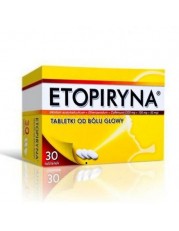 Etopiryna od bólu głowy - 30 tabletek - miniaturka zdjęcia produktu