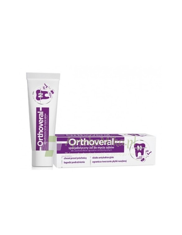 ORTHOVERAL Żel do mycia zębów - 75 ml