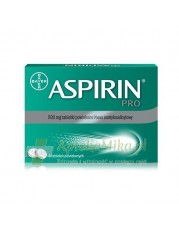 Aspirin Pro 500 mg - 8 tabletek powlekanych - zoom