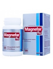 Magnefar B6 - 100 tabletek - miniaturka zdjęcia produktu