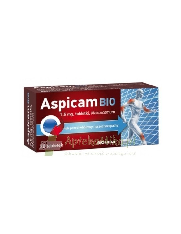 Aspicam Bio 7,5 mg - 20 tabletek