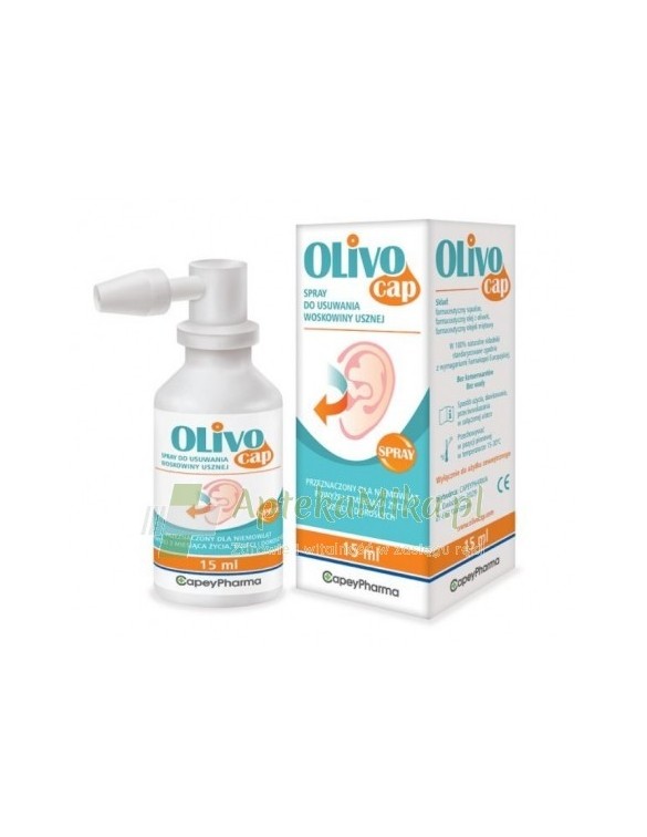 OLIVOCAP Spray usuwający woskowinę uszną - 15 ml