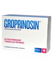 Groprinosin 0,5 g - 50 tabletek - miniaturka zdjęcia produktu