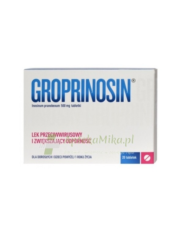 Groprinosin 0,5 g - 20 tabletek