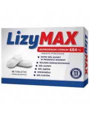 Lizymax 684 mg - 10 tabletek powlekanych - miniaturka zdjęcia produktu