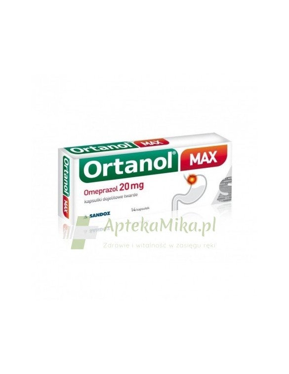 Ortanol Max 20 mg - 14 kapsułek