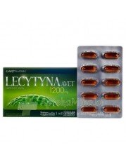 Lecytyna 1200 mg AVET - 40 kapsułek - zoom