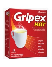 Gripex Hot - 12 saszetek - miniaturka zdjęcia produktu