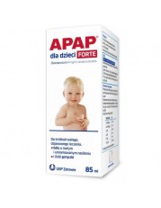 APAP dla dzieci Forte, 0,04 g/ml 85 ml, zawiesina doustna (butelka)
