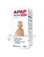 APAP dla dzieci Forte 0,04 g/ml zawiesina doustna - 85 ml - zoom