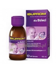 Ibuprom dla Dzieci zawiesina doustna 0,1 g/5ml - 100 ml - zoom