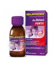 Ibuprom dla Dzieci Forte zawiesina doustna 0,2 g/5ml - 100 ml - zoom