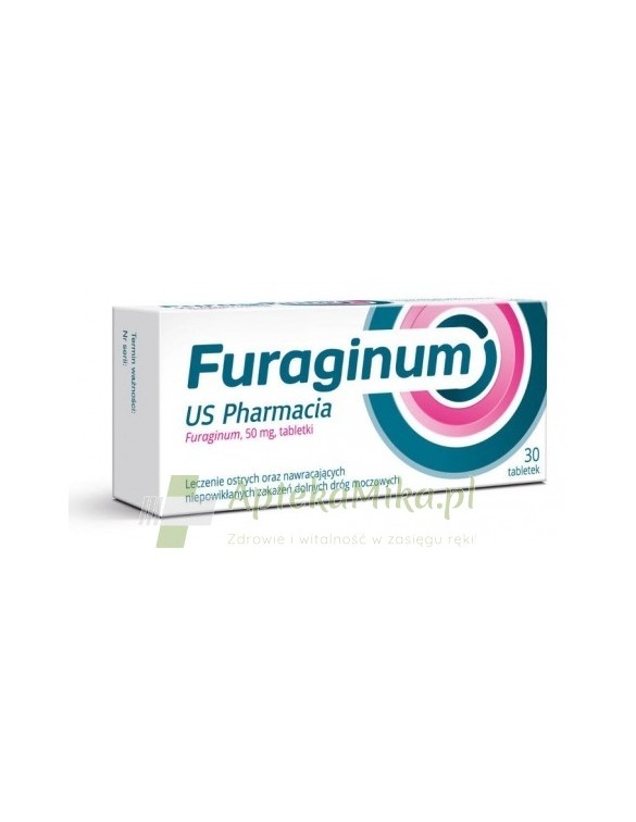 Furaginum 50mg US Pharmacia - 30 tabletek