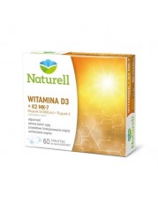 NATURELL Witamina D3 + K2 MK-7 - 60 tabletek do ssania - miniaturka zdjęcia produktu