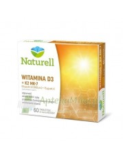 NATURELL Witamina D3 + K2 MK-7 - 60 tabletek do ssania - zoom
