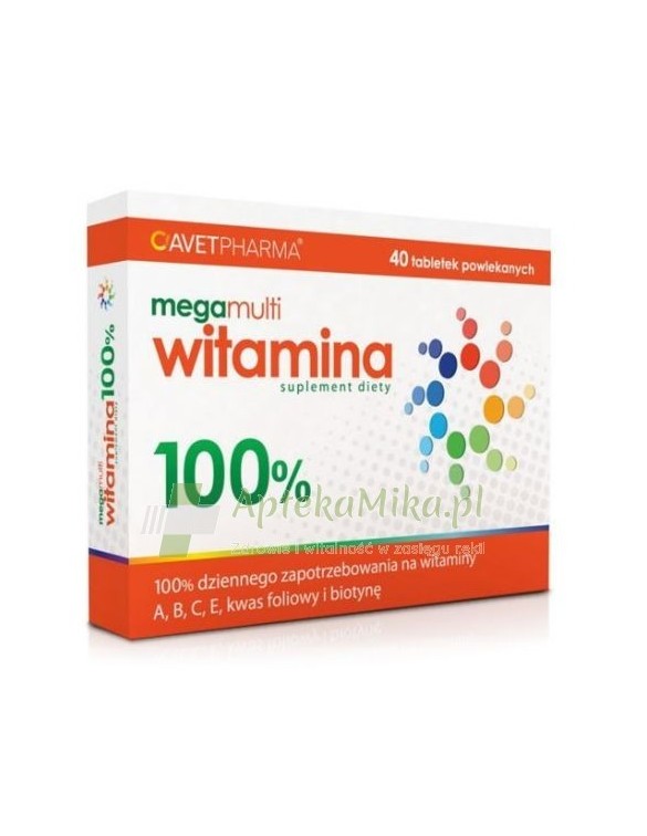 Mega Multiwitamina - 40 tabletek