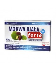 Morwa Biała Plus Forte - 30 tabletek powlekanych