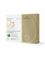 Biovitum witamina D3 4000 - 60 kapsułek - miniaturka zdjęcia produktu