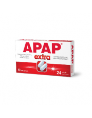 Apap Extra 500mg+65mg - 24 tabletki powlekane