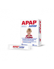 APAP Junior 250mg - 10 saszetek - miniaturka zdjęcia produktu