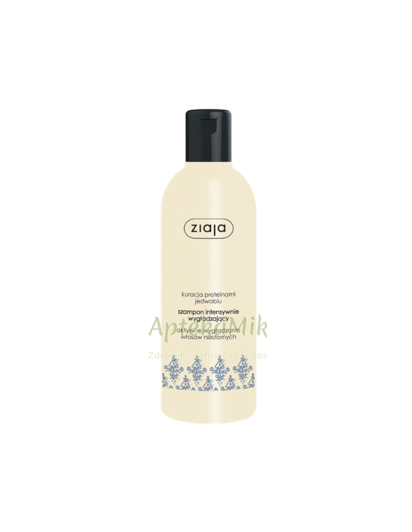 ZIAJA Kuracja proteinami jedwabiu szampon intensywnie wygładzający - 300 ml