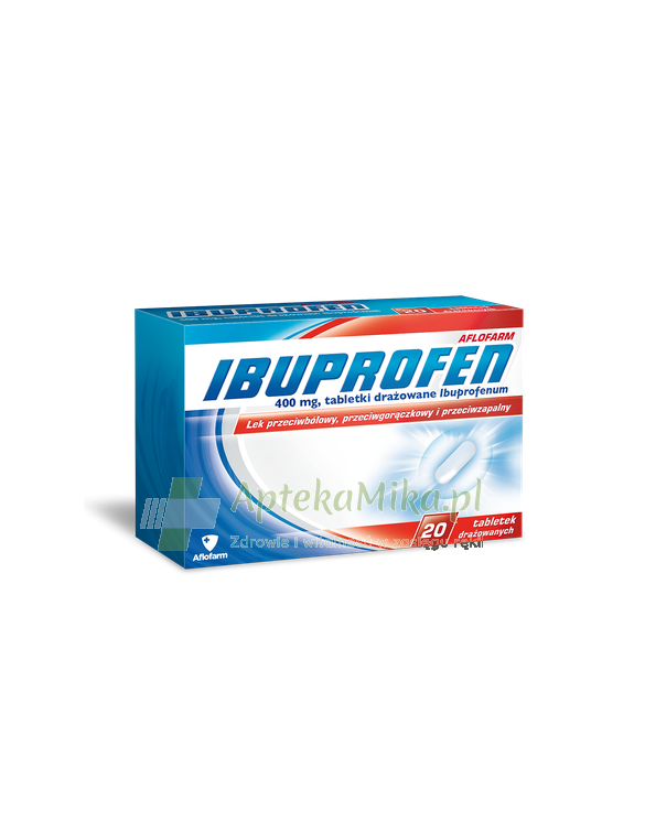 Ibuprofen Aflofarm 400mg - 20 tabletek