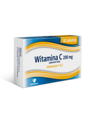 Witamina C 200 mg - 30 tabletek - miniaturka zdjęcia produktu