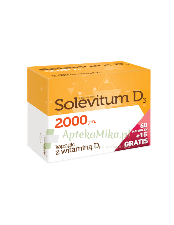 Solevitum D3 2000 - 75 kapsułek
